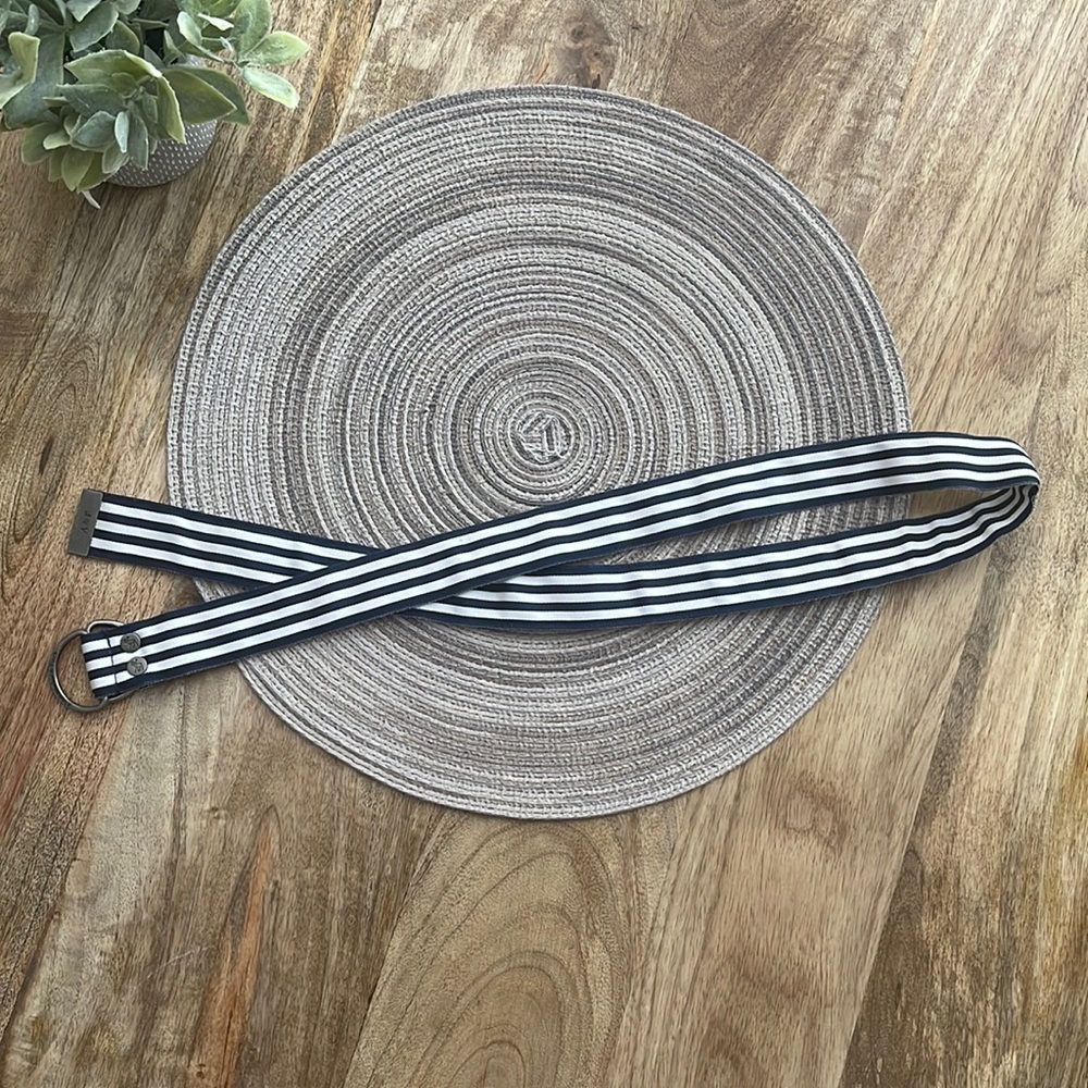4/$25 Abercrombie and Fitch striped belt